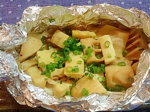 今が旬 たけのこのバター醤油ホイル焼き レシピ 作り方 By 75chan 楽天レシピ 今が旬 たけのこのバター醤油ホイル焼き レシピ 作り方 By 75chan 楽天レシピ